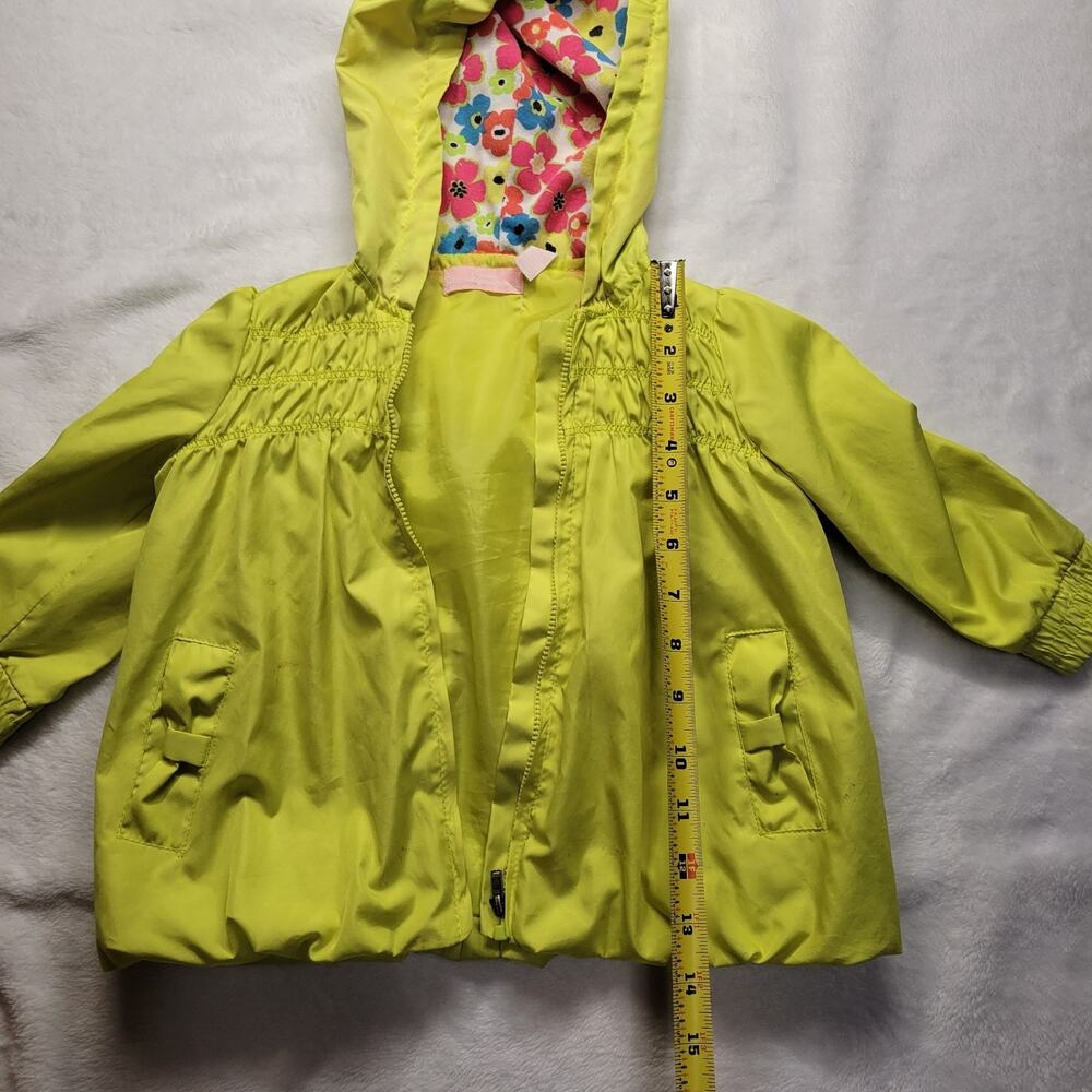 KIDS HEADQUARTERS Rain Jacket Baby Girl 9 Months Light Green - Picture 2 of 12